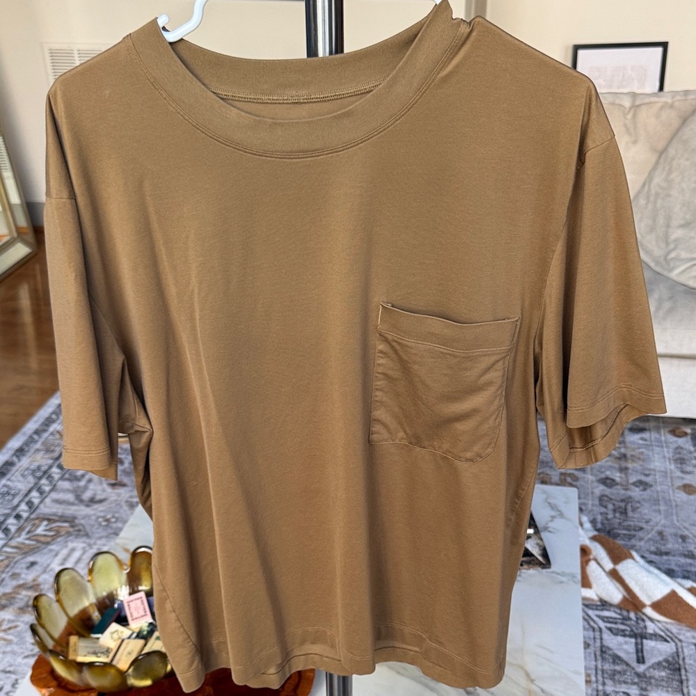 Lululemon cotton blend oversized pocket tee